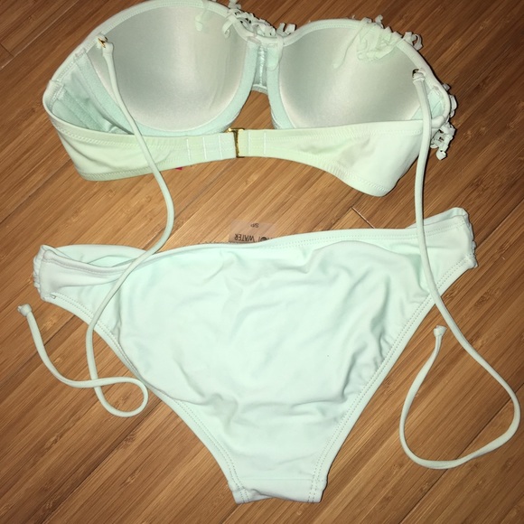 Victoria’s Secret 34B blue Fringe bikini - Picture 4 of 6